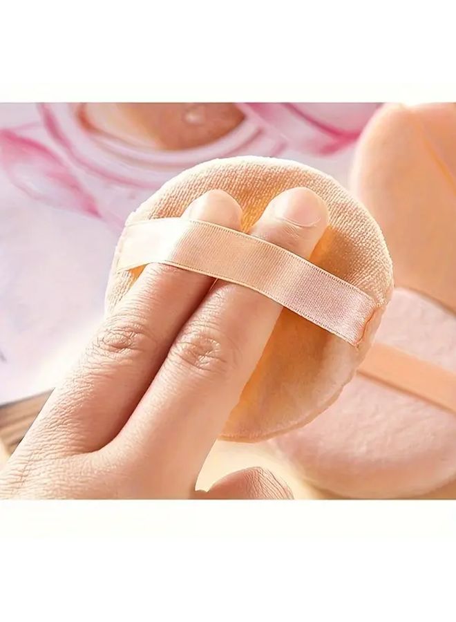 3 قطع من بودرة التلبيد للبشرة إسفنجة مكياج دائرية لتطبيق بودرة الوجه وكريم BB الرطب - Image 5