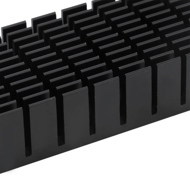 Aluminum Heat Sink Cooling Fins Kit 120x40x20mm No Backing Glue for Electronics - Image 5