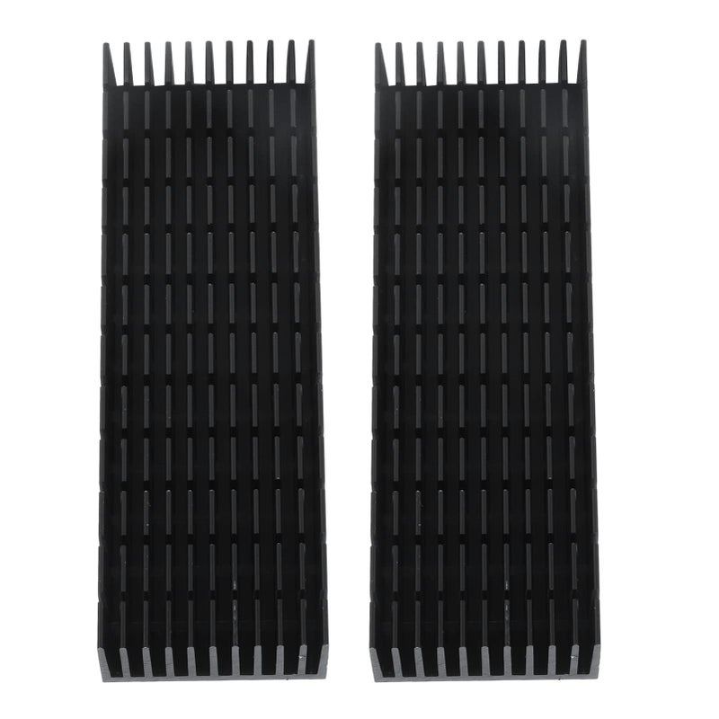 Aluminum Heat Sink Cooling Fins Kit 120x40x20mm No Backing Glue for Electronics - Image 3
