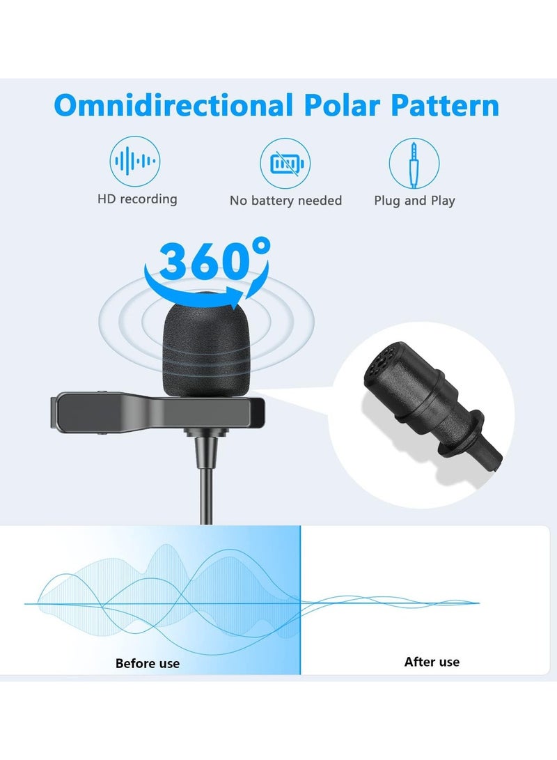 BOYA BOYA by-M1 Pro II Lavalier Microphone Noise Cancelling Omnidirectional Mic with Monitoring Port for YouTube Tiktok Interview Broadcast Content Creation - Image 2