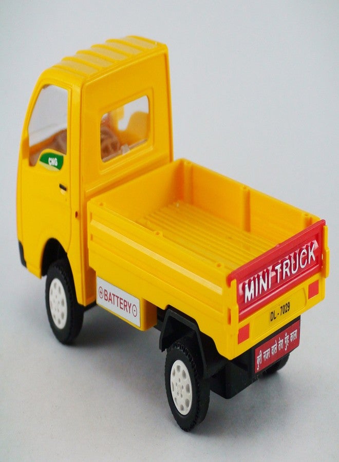 Centy Toys A Model Of Tata Ace CNG Cargo (Mini Truck)-From (Kidsshub) 13.7 X 5.3 X 6.4 cm, Weight: 160 g ( Yellow) - Image 4