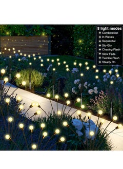 2 Pack Solar Garden Lights for Outdoor, Upgraded 10 LED Firefly Solar Swaying Lights, Sway by Wind, Waterproof Outdoor Lights Solar Powered for Yard Patio Pathway Decoration (Warm White) - pzsku/Z7037A18714E3A9B3D2D8Z/45/_/1736922849/3577ed59-22dd-453f-a983-8c23f8d4b51d