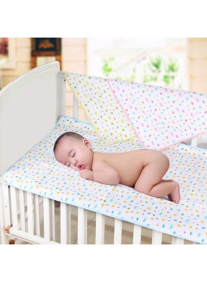 MBJERRY Baby Kid Mattress Waterproof Changing Pad Diapering Sheet Protector Menstrual Pads Pack of 3 (M (27.5 x 19.7 Inch)) - Image 5