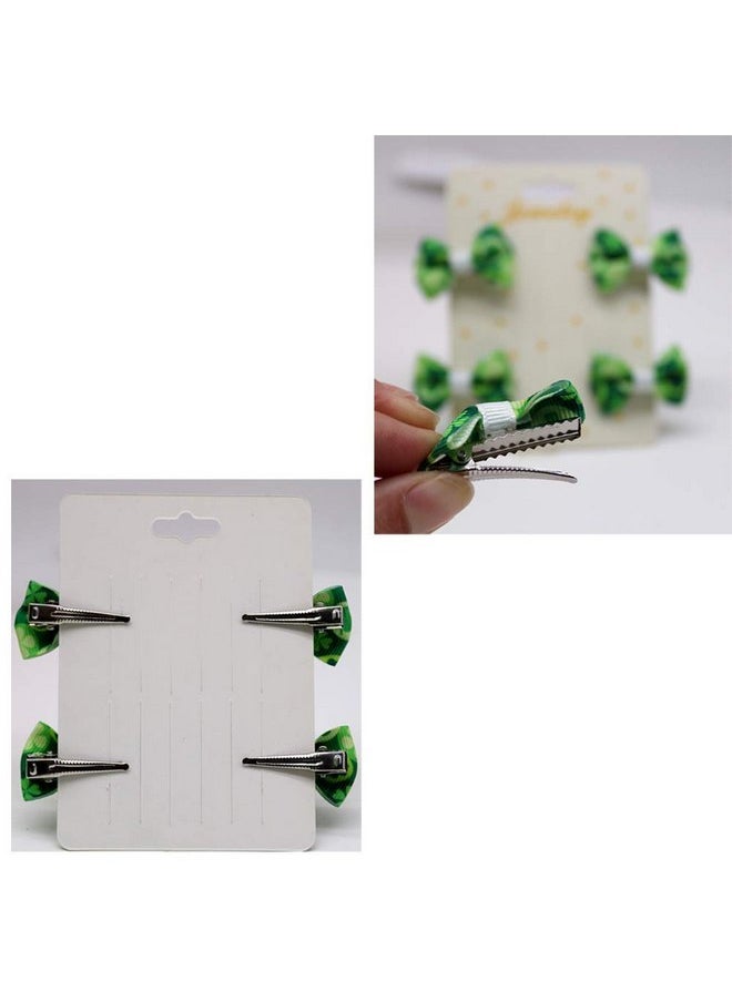 VEICOSTT - St. Patrick's Day Hair Clip for Baby Toddlers Hair Bow Hair Accessories ZFJ15 (Set 4) - Image 1
