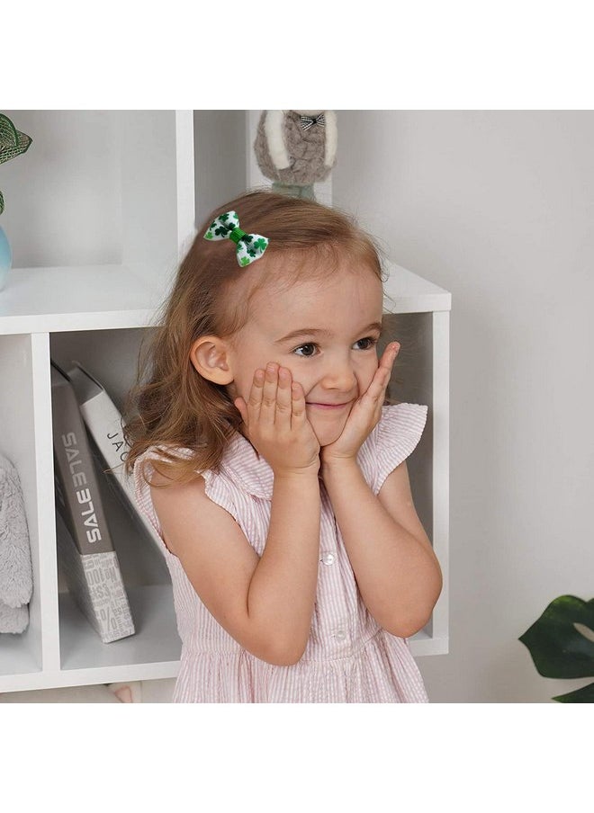 VEICOSTT - St. Patrick's Day Hair Clip for Baby Toddlers Hair Bow Hair Accessories ZFJ15 (Set 4) - Image 1