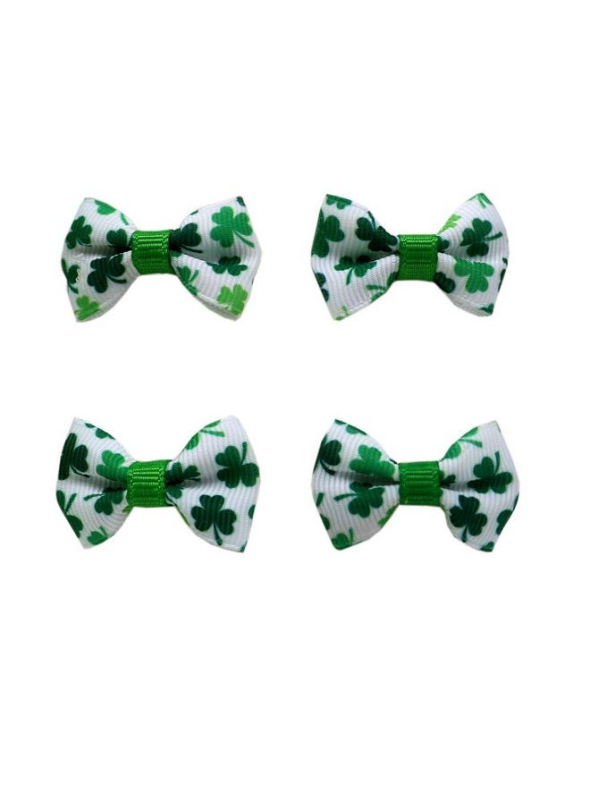VEICOSTT - St. Patrick's Day Hair Clip for Baby Toddlers Hair Bow Hair Accessories ZFJ15 (Set 4) - Image 1