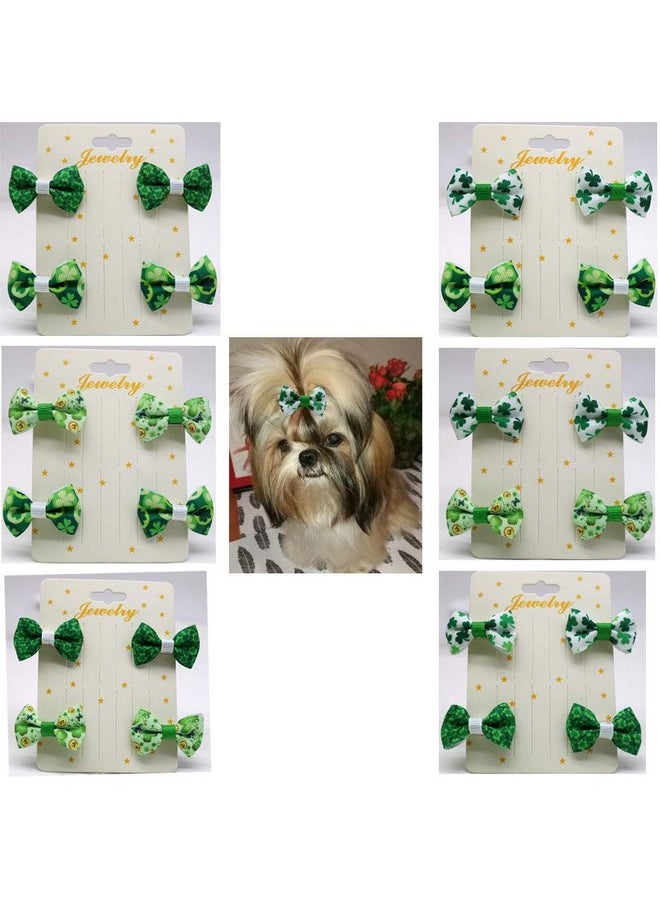 VEICOSTT - St. Patrick's Day Hair Clip for Baby Toddlers Hair Bow Hair Accessories ZFJ15 (Set 4) - Image 1