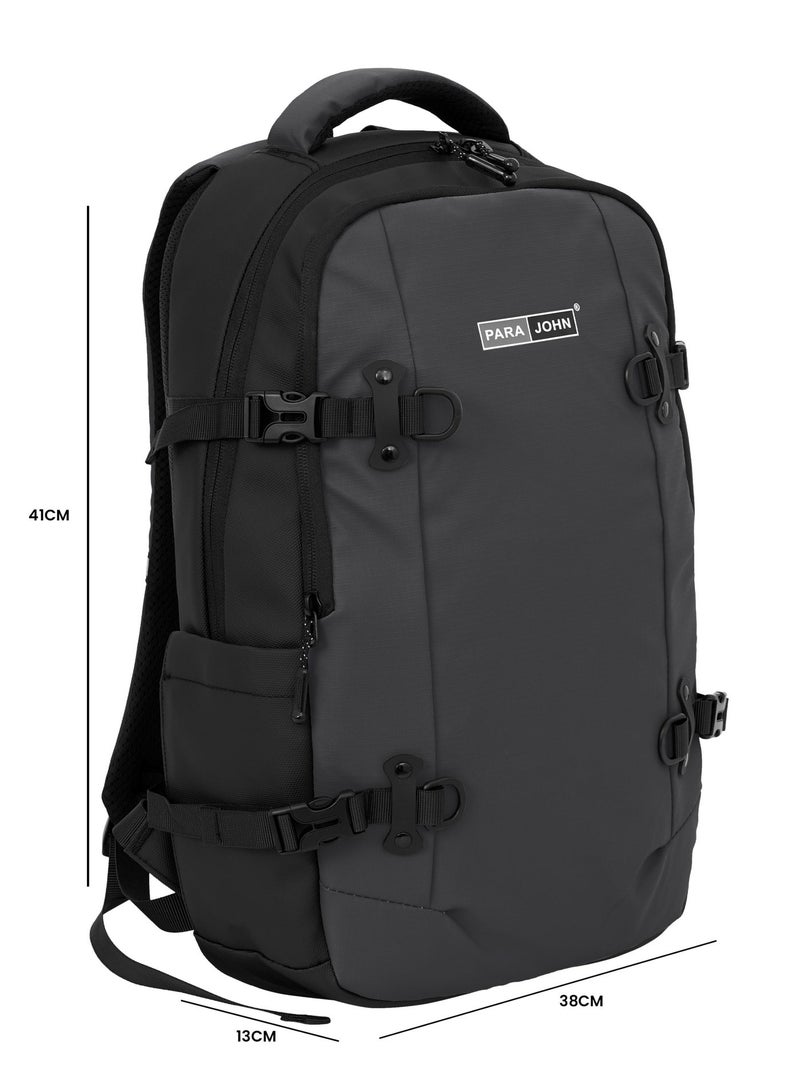 Parajohn Trekcore PJBP6759 19 Inch Polyester Backpack Bag With Trolley Sleeve & Back Pocket, 31x12x48 cm - Image 1