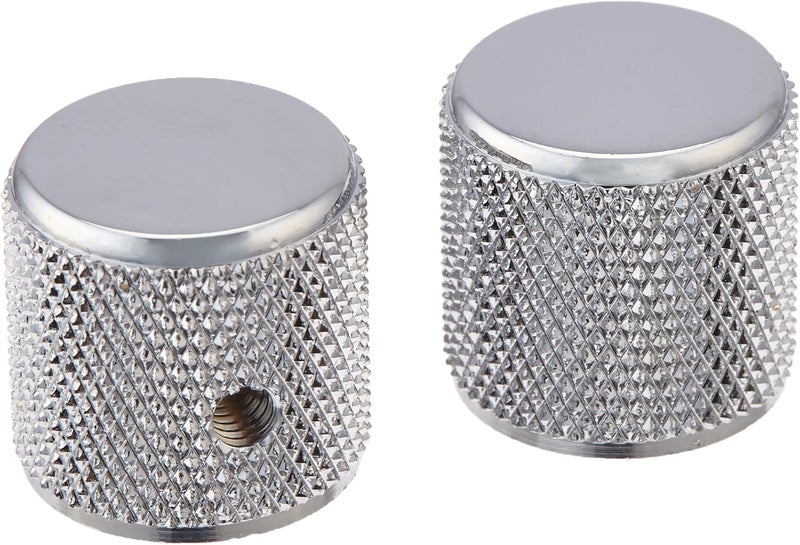 Fender Telecaster/Precision Bass Knobs - Knurled Chrome - Image 1
