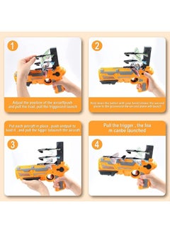 TOY GARDEN Catapult Airplane Toy Set with 8 Glider Planes - Outdoor Ejection Game for Boys Ages 4-8, Perfect Gift for Kids  - Image 3