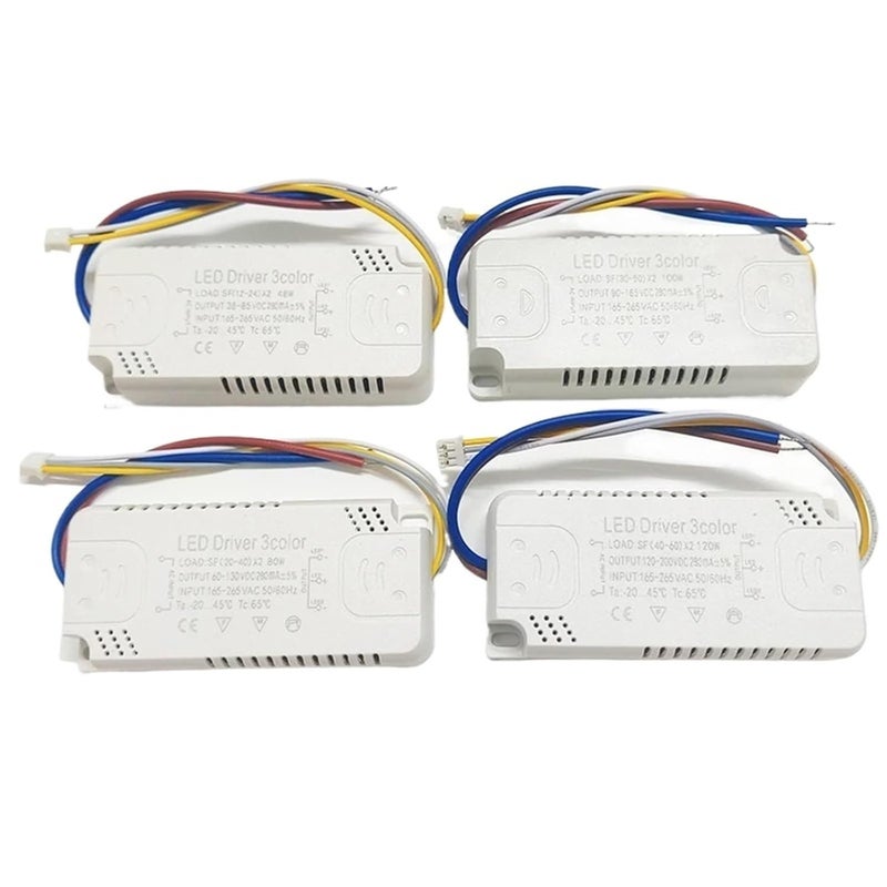 LED Driver 3 Color Adapter AC220V Non Isolating Transformer for Ceiling Light 40 60W 2 - Image 3