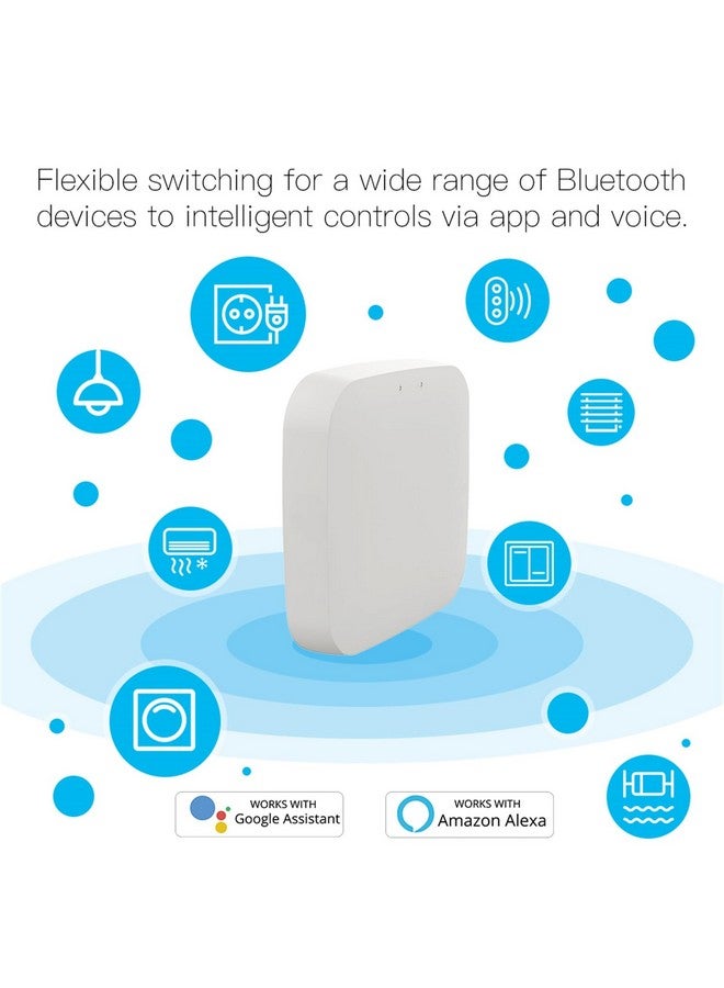 MOES MOES Tuya Hub Link Fingerbot to Wi-Fi (Support 2.4GHz) Compatible with Alexa, Google Home, IFTTT and Timmer Control, One Gateway Can Connect Multiple Fingerbots - Image 5