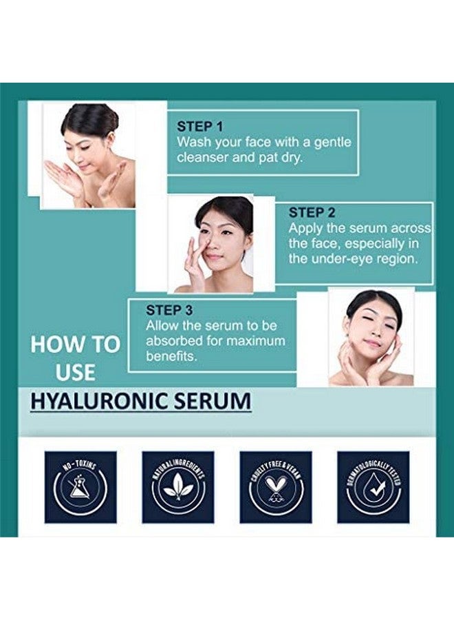 MARKSCLEAR Marks Clear Anti Aging Hyaluronic Under Eye Dark Circles Face Serum (30ml) - Image 3