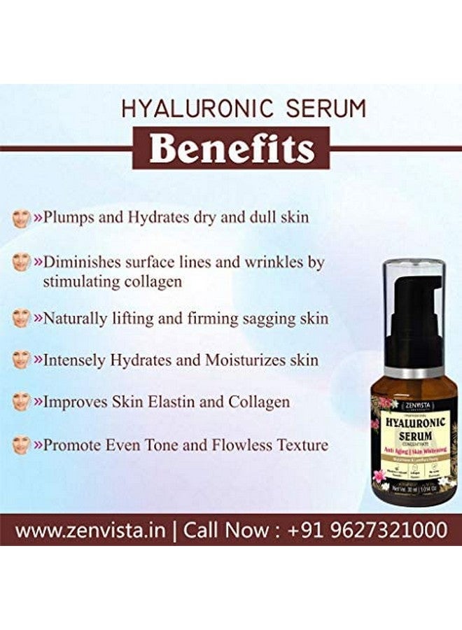 MARKSCLEAR Marks Clear Anti Aging Hyaluronic Under Eye Dark Circles Face Serum (30ml) - Image 4