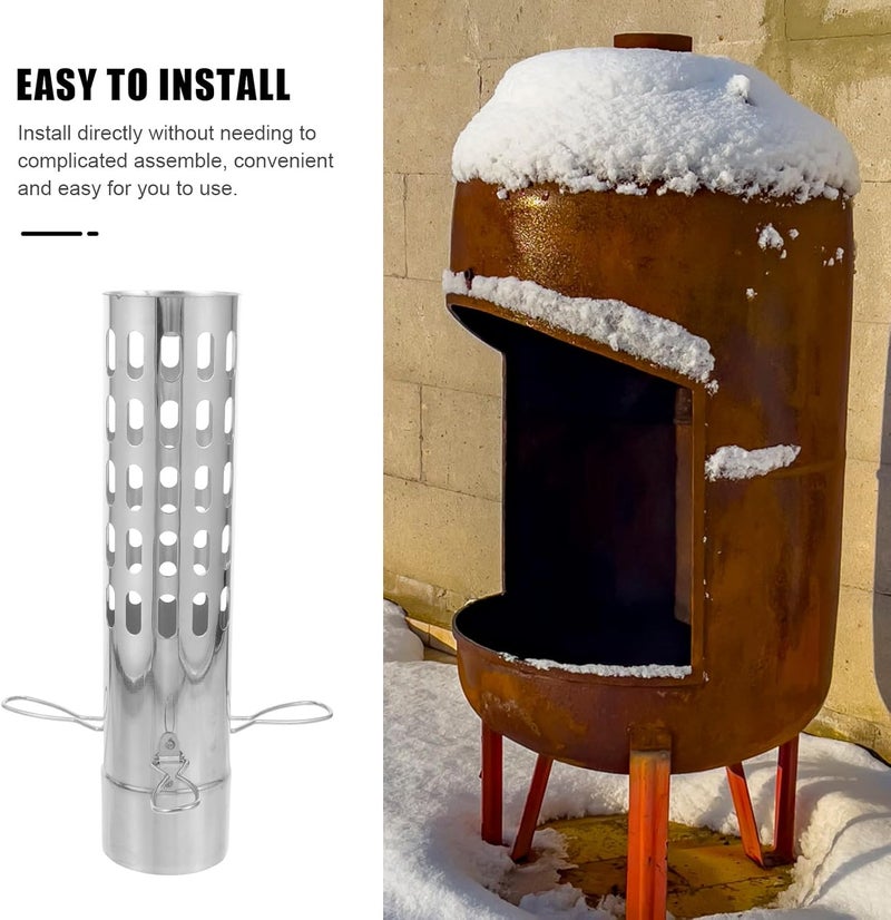 Demand-based stock planning Homoyoyo Chimney Cap Spark Arrestor Rainproof Cover for 2.36 Inch Stainless Steel Stove Pipe Fireplace Vent Protector Suitable for Camping and Outdoor Use Labor saving Fast intercity distribution Transit damage prevent build Multiple design variants Anti topple design Varied dimensions Dispersed regional warehouses Market mainstream color picks Various fittings Low wear optimized design Chemical free Hardness boosted processed substance Flexible use switching Extra part combo compatible Diverse application fit Timely planned dispatch Ready order processing Fade proof Longevity optimized build Global versatile design Reinforced edge Processed natural substance Budget friendly trendy design Multi-use upgraded craftsmanship - Image 3