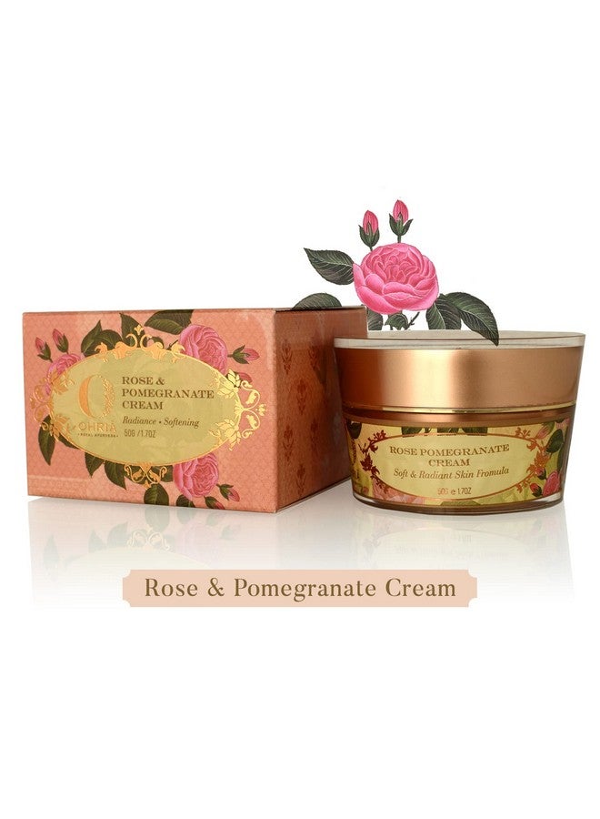 OHRIA Ayurveda Rose & Pomegranate Cream Radiance & Softening 50G - Image 2