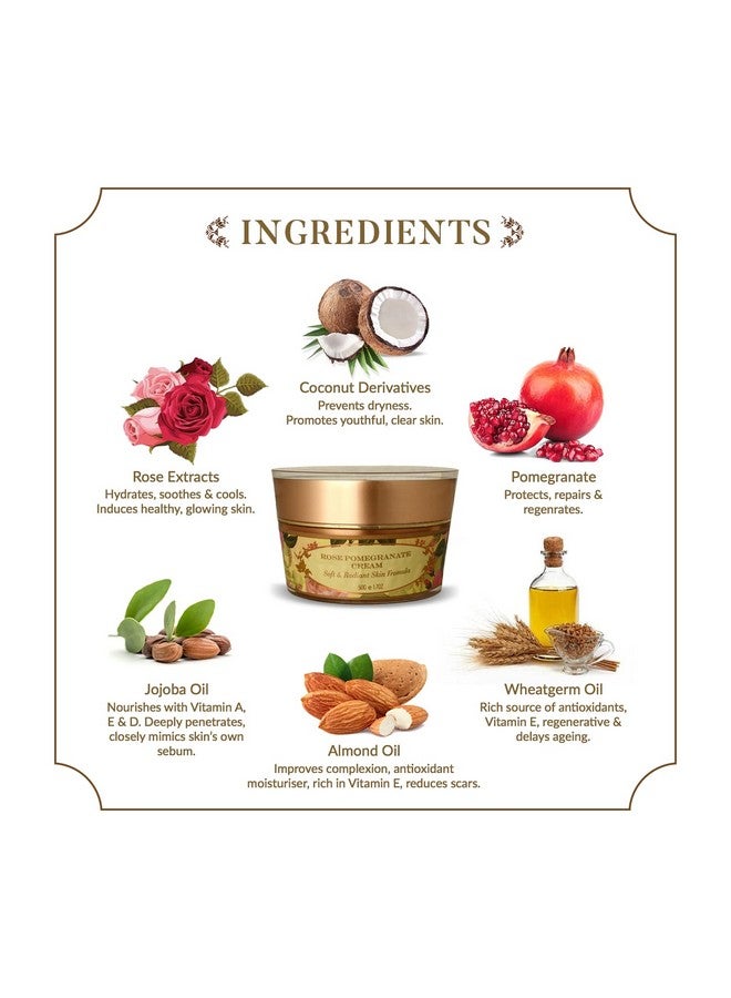 OHRIA Ayurveda Rose & Pomegranate Cream Radiance & Softening 50G - Image 3