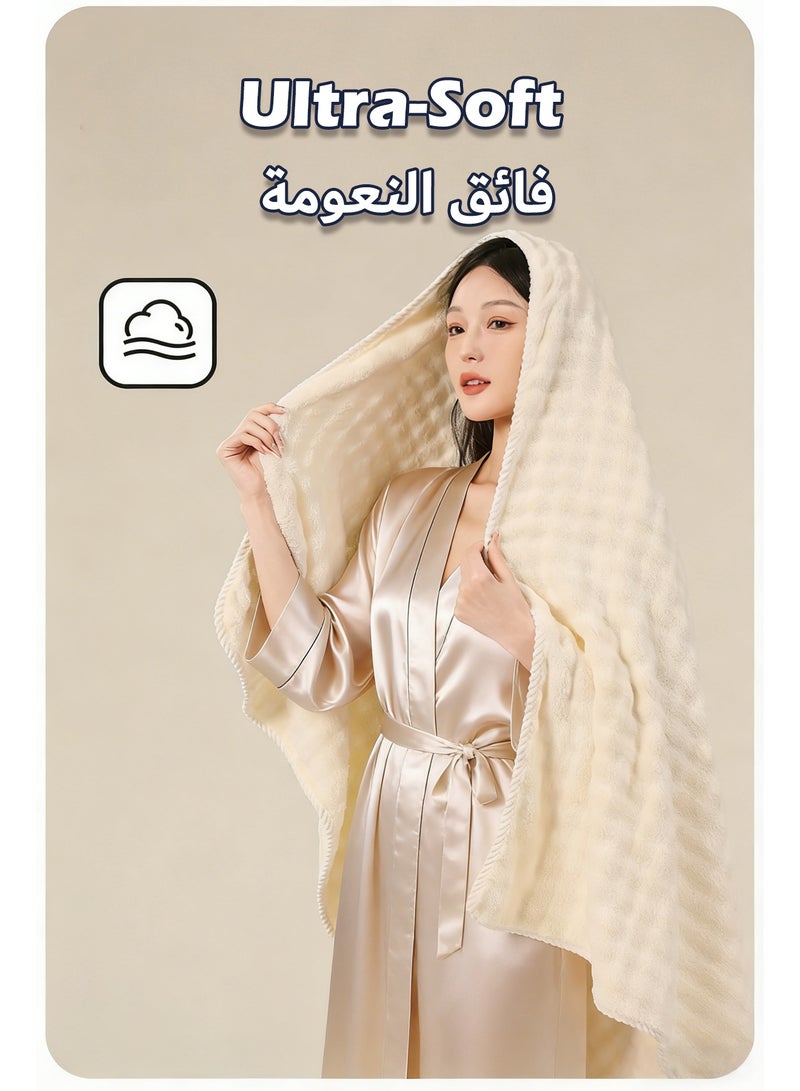 Premium Cotton Bath Towels，70*140cm Large Soft, Highly Absorbent, Quick Dry Towel - Perfect Towels for Bathroom, Gym Towel, Spa & Hotel - Image 4