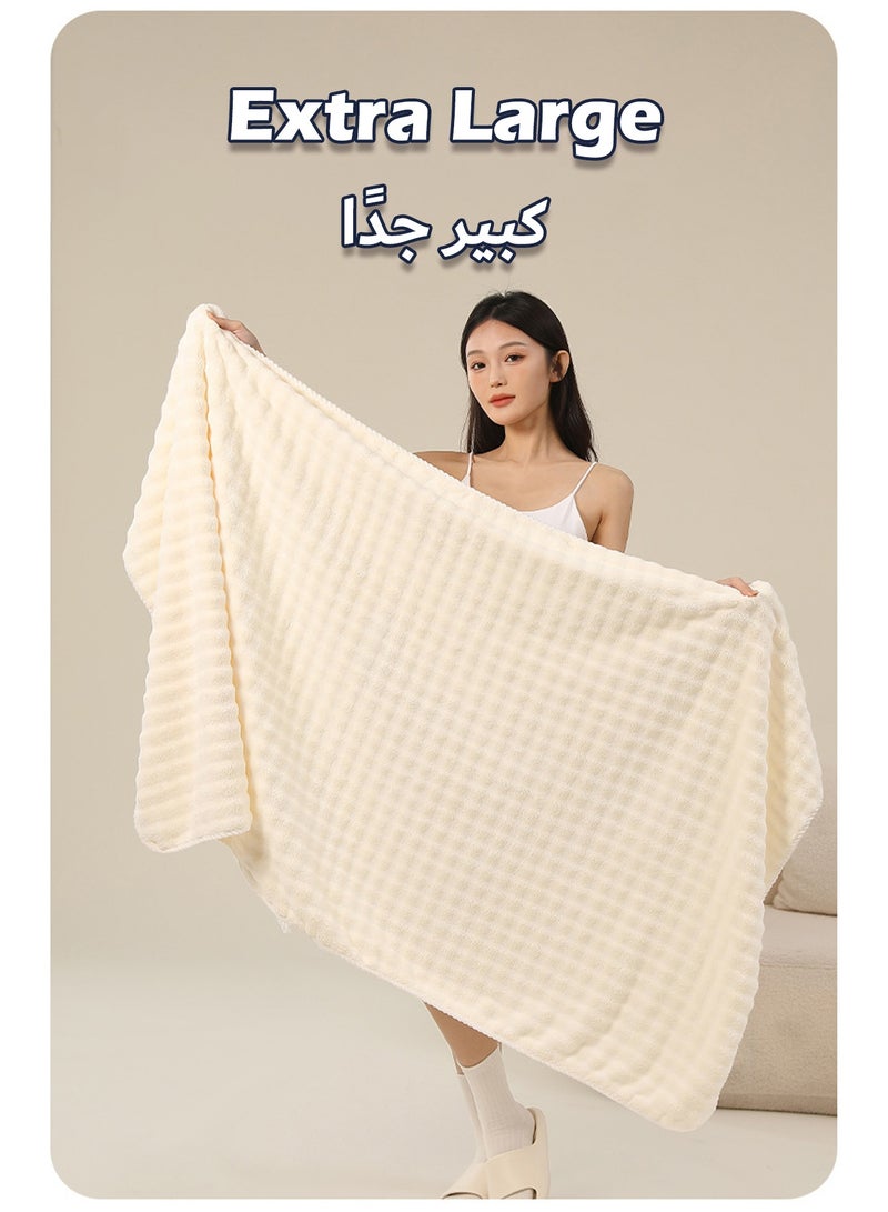 Premium Cotton Bath Towels，70*140cm Large Soft, Highly Absorbent, Quick Dry Towel - Perfect Towels for Bathroom, Gym Towel, Spa & Hotel - Image 5