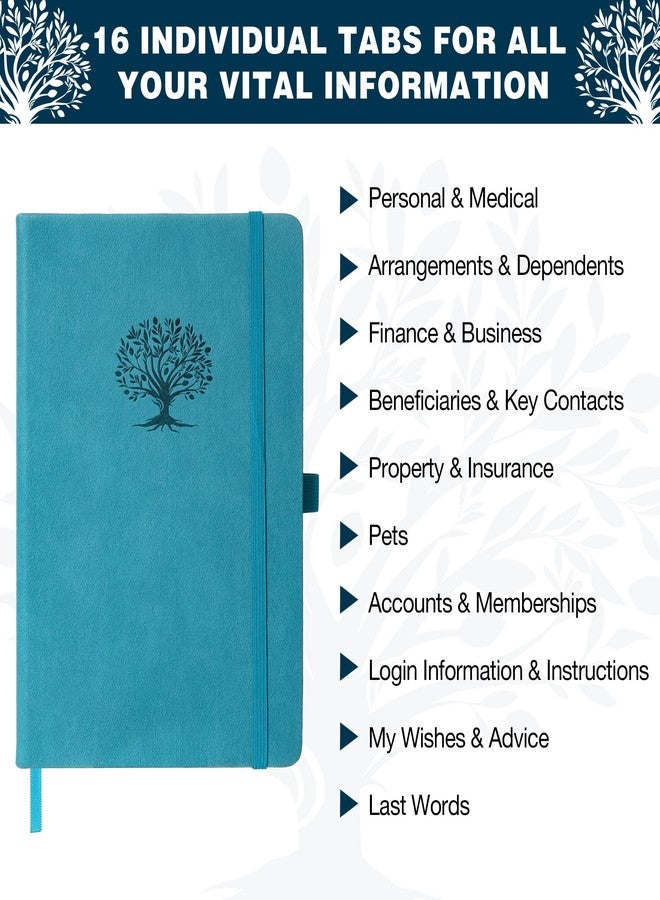 Lortarl End of Life Planner - Estate Planning Organizer for Final Arrangements with Large Print, Im Dead Now What Planner with Inner Pocket, Pen Loop, 8.5" x 6.4" - Image 4