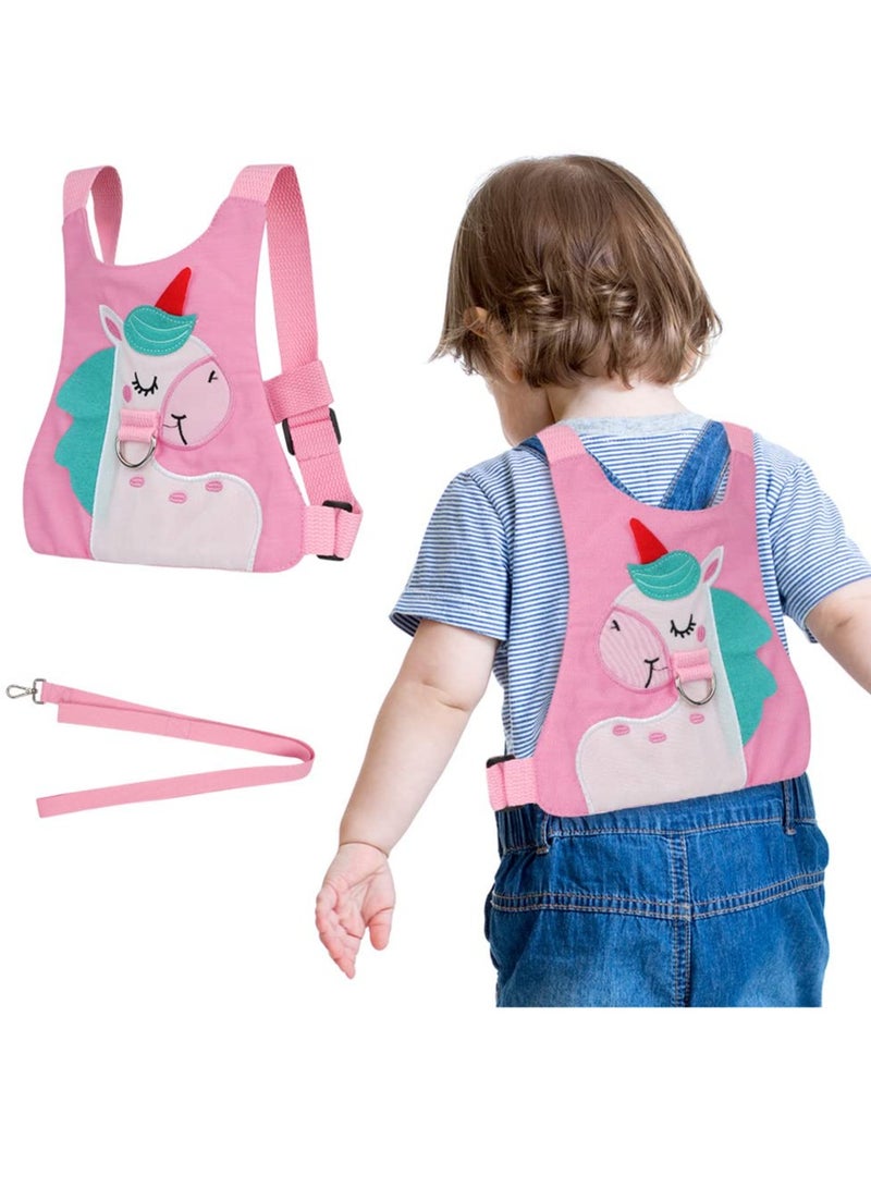 Bebiland Baby Reins, Baby Walking Reins and Toddler Safety Harness, Pony Baby Reins Safety Leash for Toddlers Boys and Girls (Pink) - Image 5