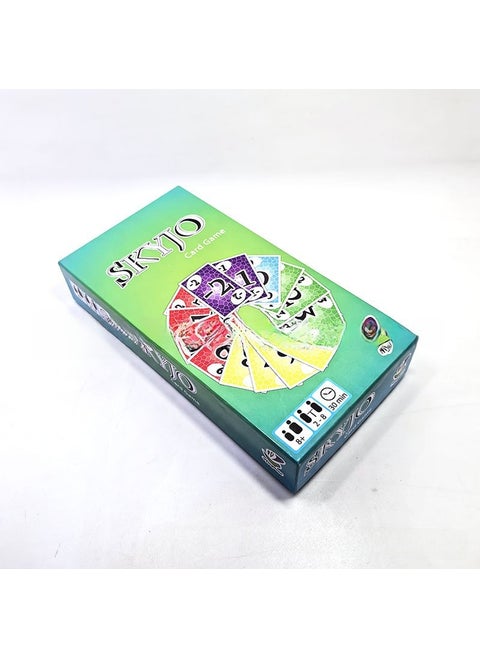 Skyjo Action Card Game English Edition for Family Gathering Green