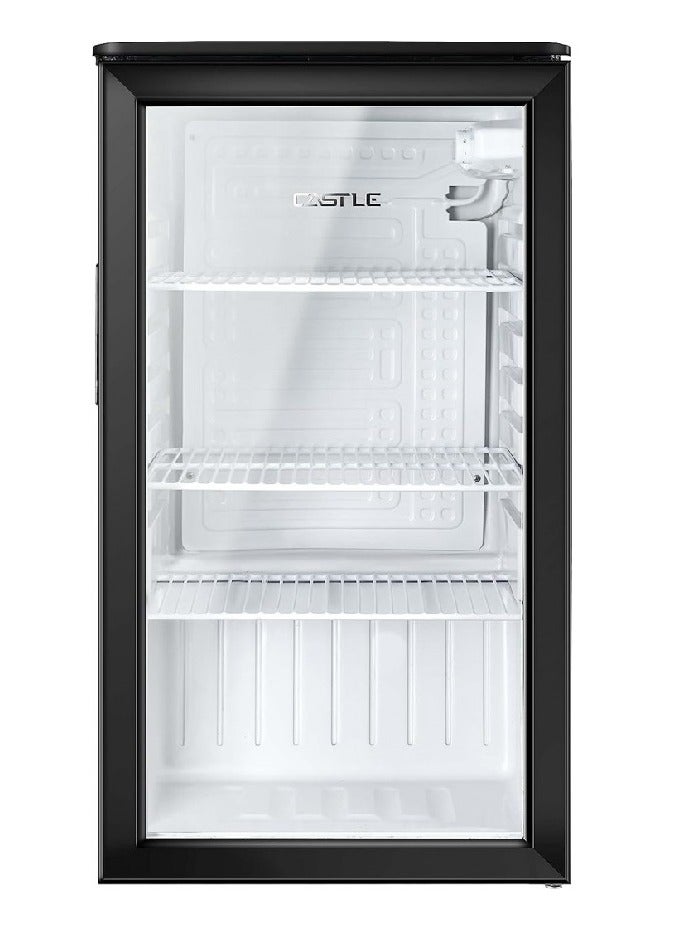 Castle Castle Mini Bar Refrigerator, Defrost, 97 L, FR 1097 G - Black