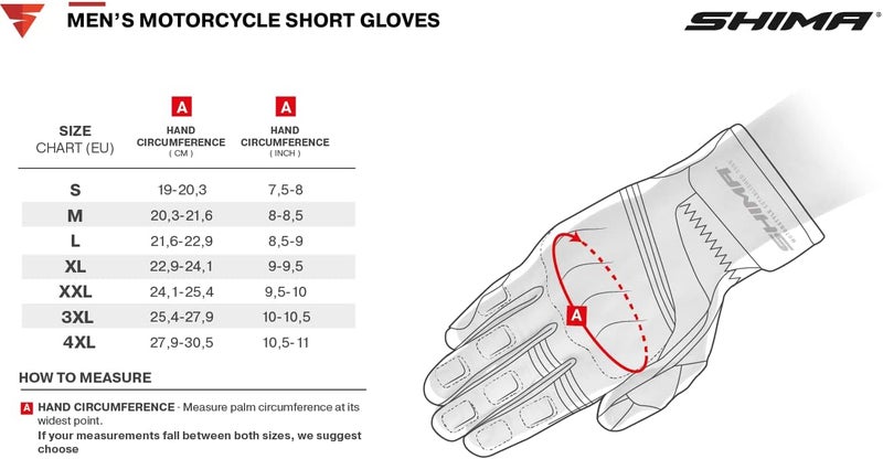 SHIMA AIR 2.0 Motorcycle Gloves for Men - Ventilated Summer Biker Riding Gloves with Knuckle and Finger Protectors - Image 3