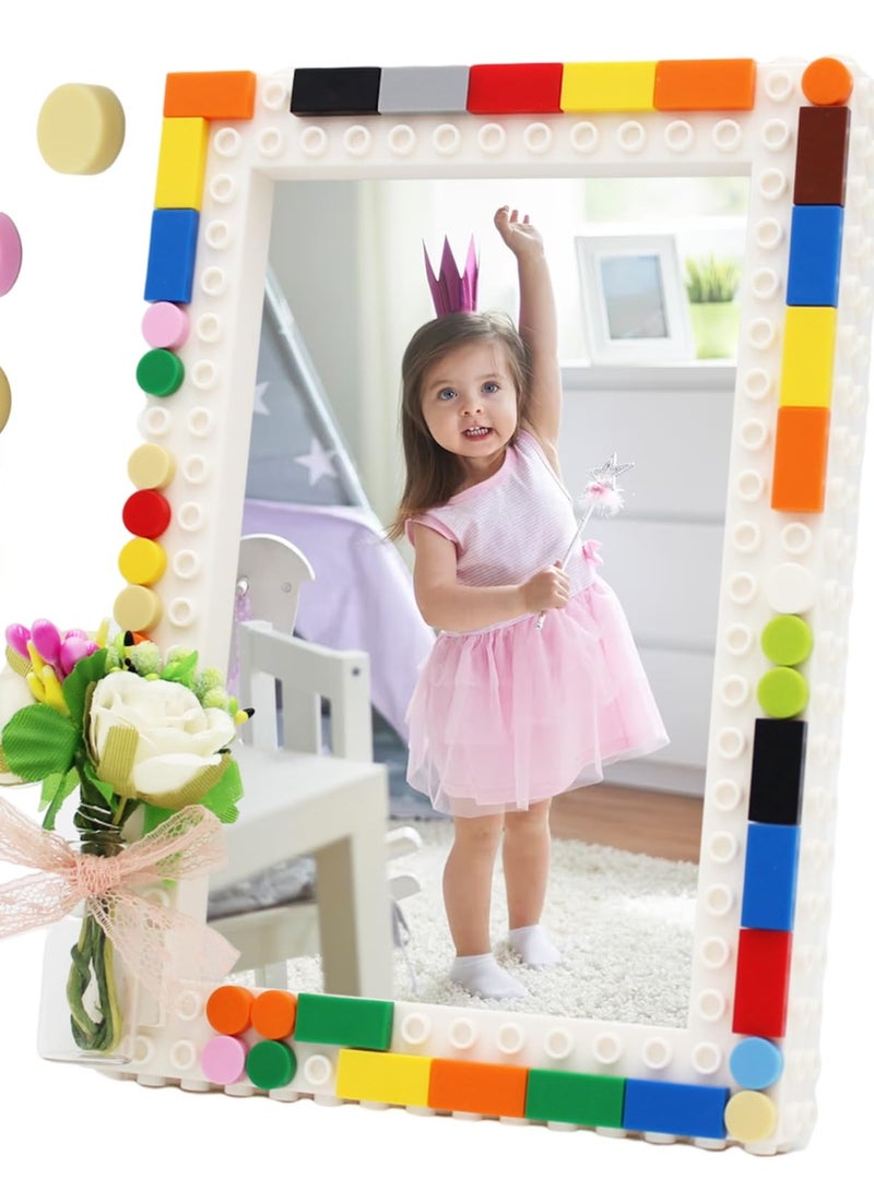 Zikra Kid Picture Frames Craft Kits, Create Your Own 4x6 DIY Block Photo Frames , Fun and Creative Art & Craft Gift for Boys and Girls Ages 6-8 - Image 1