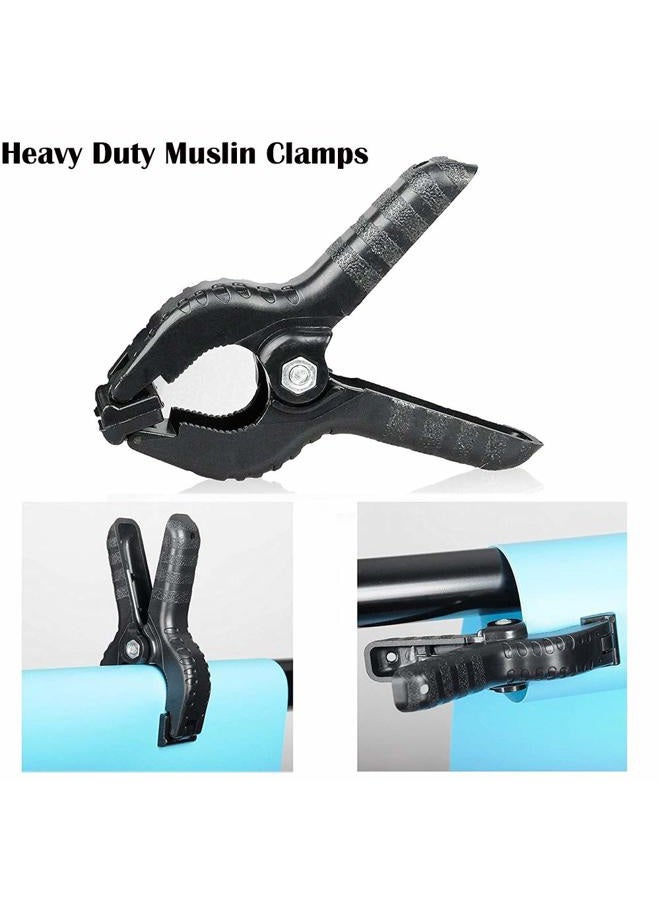 Selens 4.5 inch Heavy Duty Muslin Clamps Clips 9 Pack for Photo Studio Backdrops Backgrounds Woodworking - Image 2