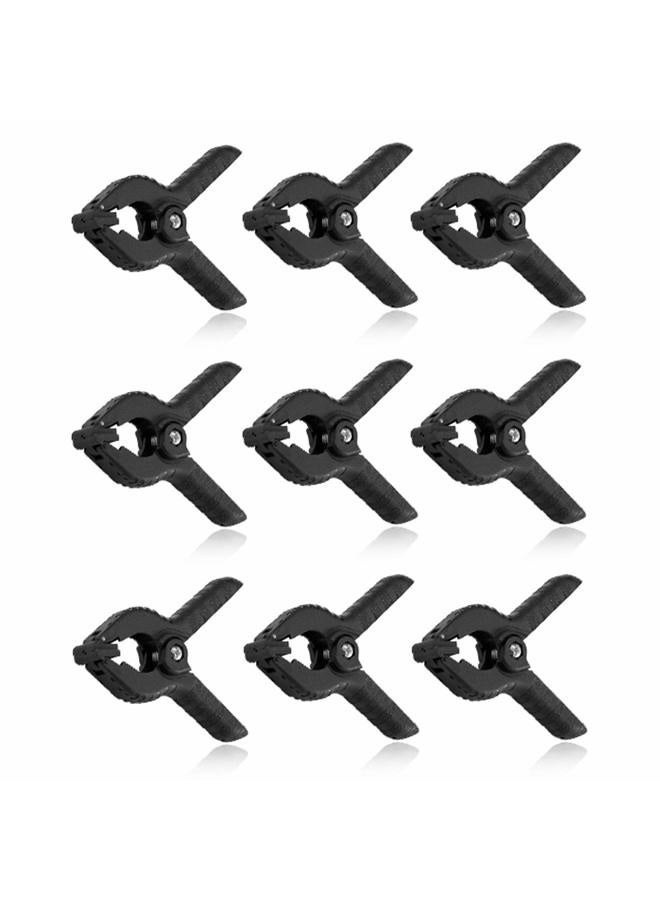 Selens 4.5 inch Heavy Duty Muslin Clamps Clips 9 Pack for Photo Studio Backdrops Backgrounds Woodworking - Image 1