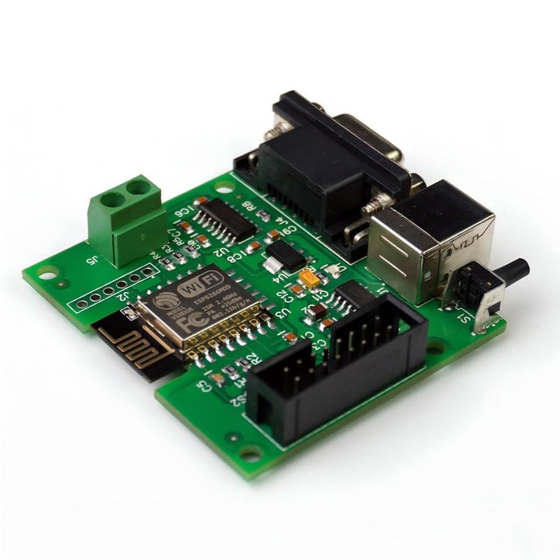 Industrial P10 LED Matrix Display Controller, WiFi-Configurable, RS232/USB Serial Input, 5V DC - Image 1