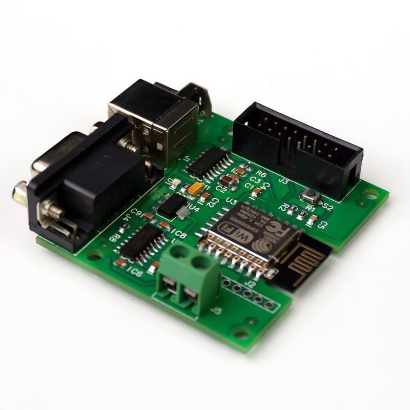 Industrial P10 LED Matrix Display Controller, WiFi-Configurable, RS232/USB Serial Input, 5V DC - Image 2
