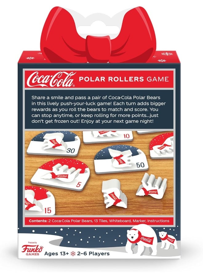 Funko - Funko Coca-Cola Polar Rollers Game for 2-6 Players - Image 1