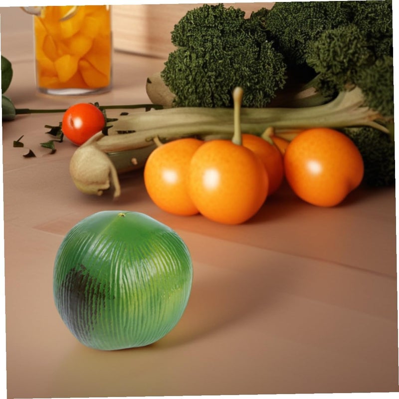 FOMIYES 3pcs Lifelike Artificial Coconut Faux Fruit Simulation Model Plastic Tropical Hawaiian Party Decorations for Luau Wedding Home Décor - Image 4