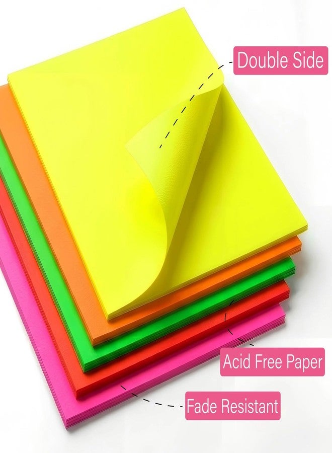 VinTS 30 Sheets large Neon Colored Poster Board,22x28inch Assorted Poster Paper, Colorful Poster Board Bulk for School Craft Project Presentation Science Fair Project,Drawing,Display,Party Decor - Image 3