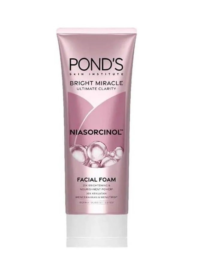 Pond's Bright Miracle Face Foam for Ultra Brightening and Purity 100g