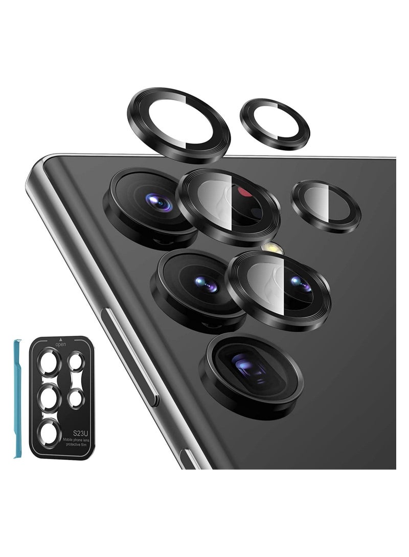 Samsung Galaxy S23 Ultra Camera Lens Protector, HD Tempered Glass Metal Lens Screen Protector Cover for Galaxy S23 Ultra 5G Accessories - Image 1