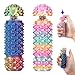 Deiviko 2Pcs Button Click Spinners Portable Stim Tool Little Ouchies 3in1 Design for Anxiety Relief Spiky Grippie Stim 3D Printed Pain Stim Fidget Pocket Mini Fidget Toy Easter Gifts for Kids - Image 2