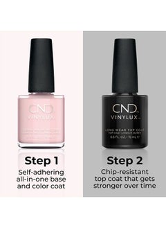 CND Vinylux Longwear Pink Nail Polish, Gel-like Shine & Chip Resistant Color, 0.5 Fl Oz  - Image 4