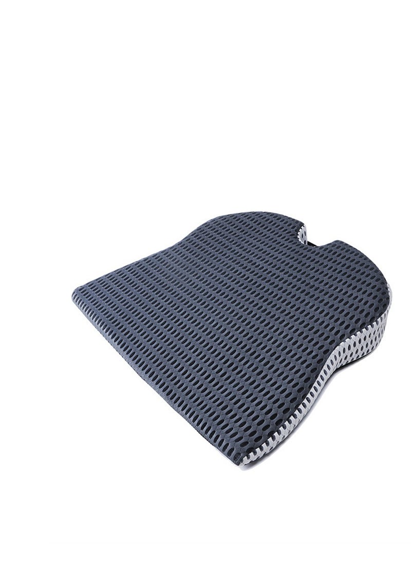 Generic - Car Wedge Seat Cushion for Driver/Passenger Car Seats - Wedge Car Seat Cushion for Driving to Improve Vision/Posture - Memory Foam Car Seat Cushion for Hip Pain Relief (Mesh Cover, Gray) - Image 1