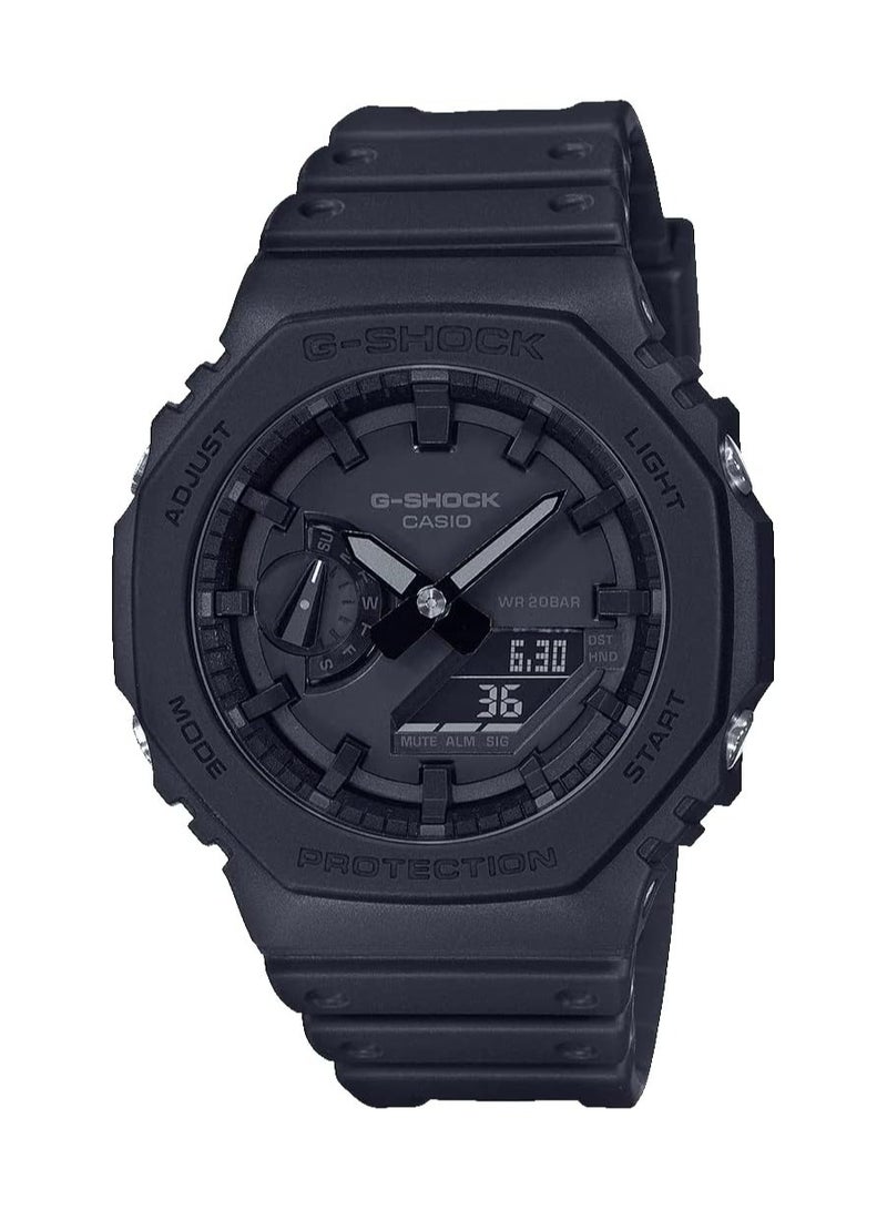 Casio G-Shock Watch Black Dial, Black Band GA-2100-1A1DR - Image 1
