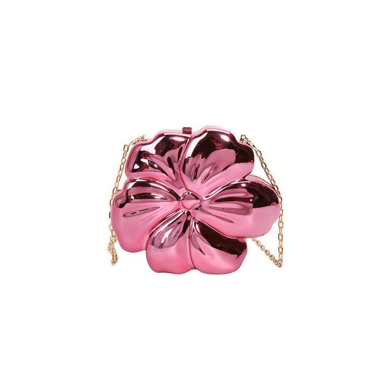 High-Grade Personality Acrylic Flower Bag Evening Bag Fashionable Celebrity Banquet Shoulder Crossbody Bag - Image 1