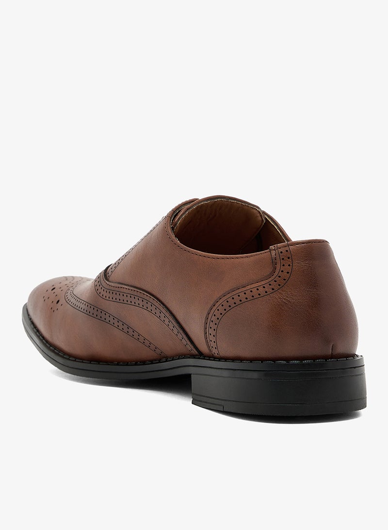 Robert Wood Wing Cap Brogue Formal Lace Ups - Image 2