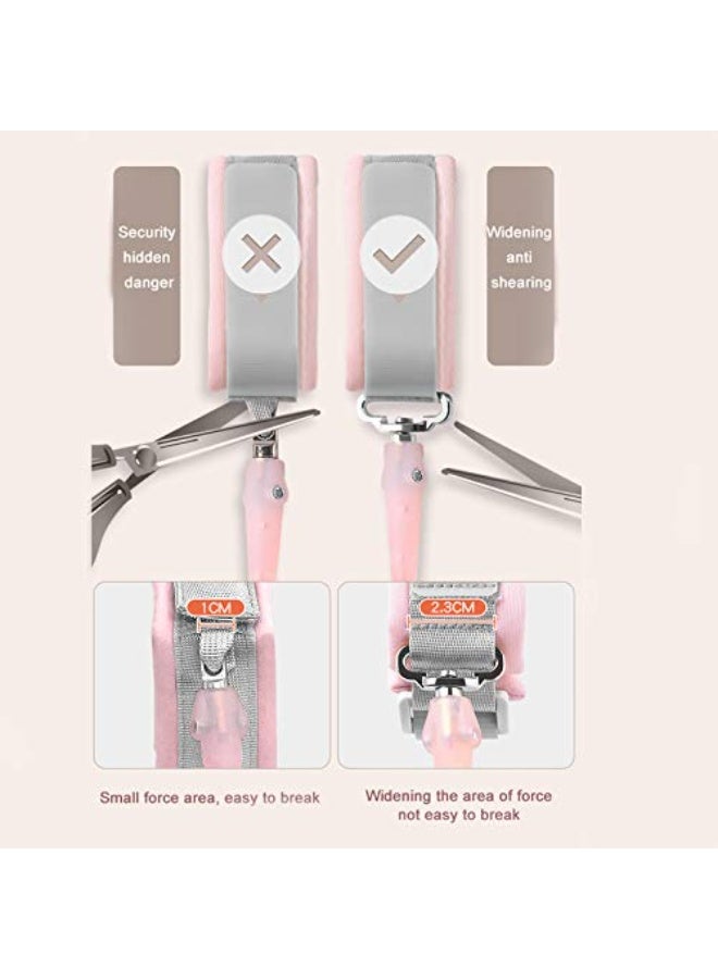 JZS Toddler Harness Walking Leash Child Anti Lost Wrist Link Kids Safety Wrist Leash for Boys and Girls with Key Lock,1.5 meters Long - Image 2