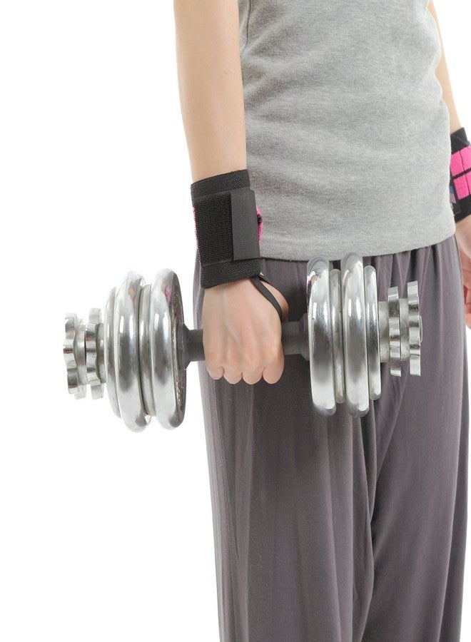 Schiek 12" Pink Heavy Duty Wrist Wraps - Wrist Band for Maximum Support - Image 4