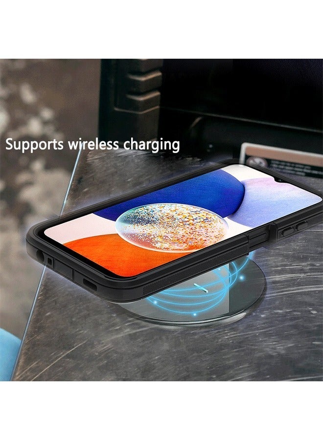 X-level Samsung Galaxy A05s 4g Case, Protective Cell Phone Cover, Super Military Grade Duty Hard Shockproof Armor Protector Case Cover Accessory with Belt Clip Holster for Samsung Galaxy A05s 4g, Black - Image 5