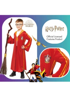 Riethmuller Child Gryffindor Quidditch Robe Costume, Official Harry Potter Kids’ Wizarding World Outfit  - Image 2