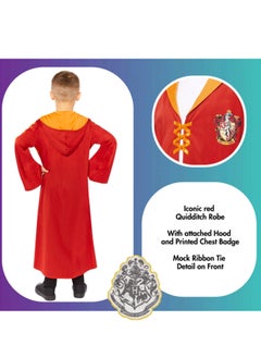 Riethmuller Child Gryffindor Quidditch Robe Costume, Official Harry Potter Kids’ Wizarding World Outfit  - Image 3