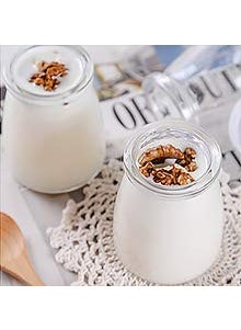RAVIZAA Pudding Jar Glass Set of 6 150ml Glass Jar with Lid Yogurt Glass Container with Lid Glass Container with Lid